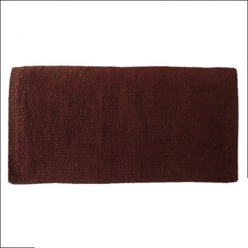 HILASON Western Horse Saddle Blanket Acrylic Wool Without Pad Rodeo Brown